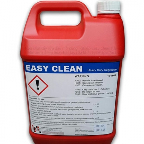 Hoá chất tẩy rửa dầu mỡ đa năng Easy Clean Can 5L Klenco
