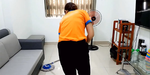 Lau dọn nhà chuyên nghiệp giúp nhà sạch hơn, tiết kiệm thời gian, công sức 