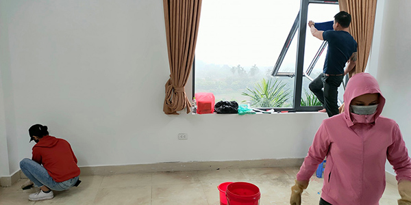 Dịch vụ vệ sinh tại nhà theo giờ