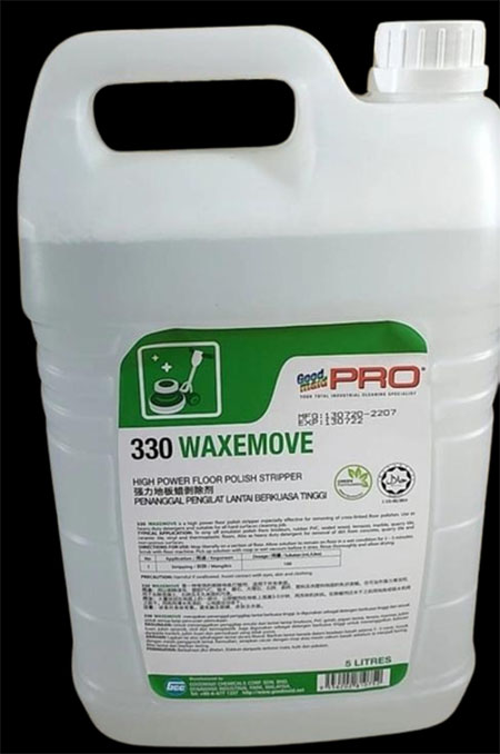 Hoá chất bóc lớp phủ bóng sàn goodmaid pro gmp 330 Waxemove Can 5L