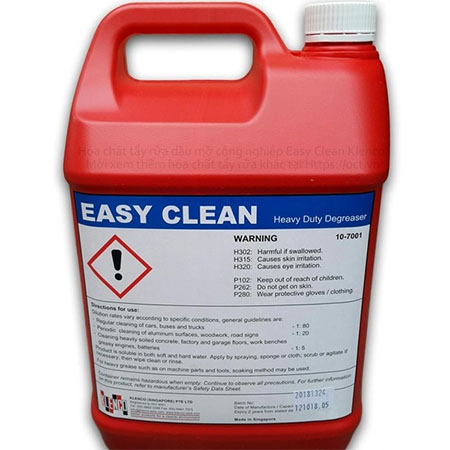 Hoá chất tẩy rửa dầu mỡ đa năng Easy Clean Can 5L Klenco
