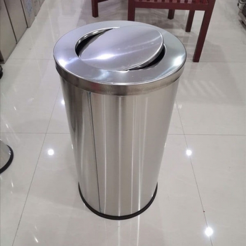 Thùng rác inox nắp lật cao cấp