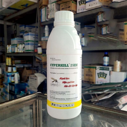 Thuốc diệt muỗi, côn trùng Cyperkill 25EC